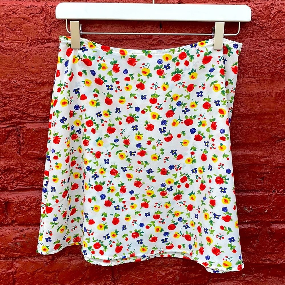 Vintage floral skirt (just for wraps brand)